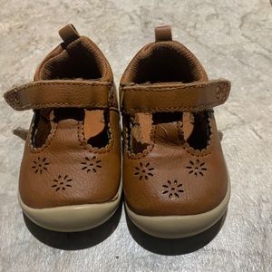 Stride Rite Tan Leather Toddler Sandel